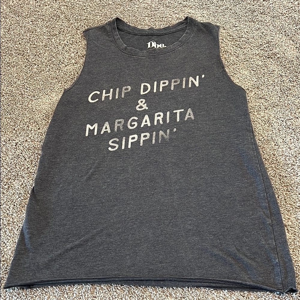 Gray Sleeveless Women's Top
